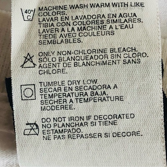 Gramps White with Red and Black Plaid Lettering Crewneck T-Shirt  Size XL - Picture 6 of 7